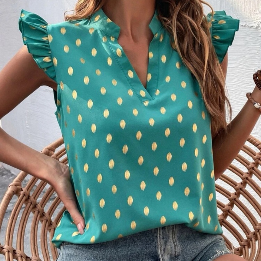 XL SHEIN flutter sleeve top. Never worn